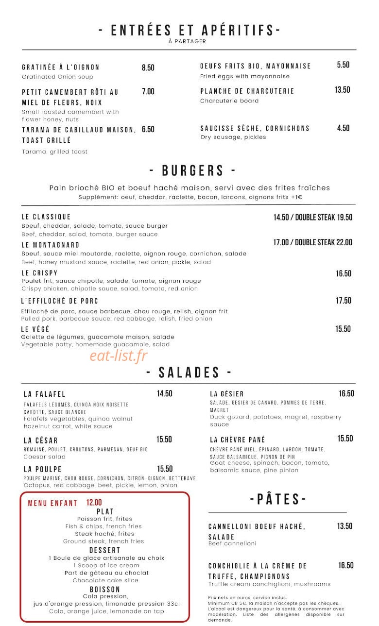 Ernest — carte page 1