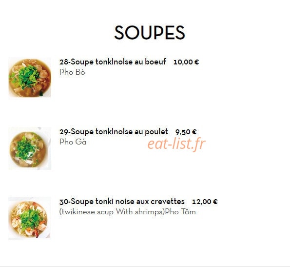 Etoile Saigon — carte page 2