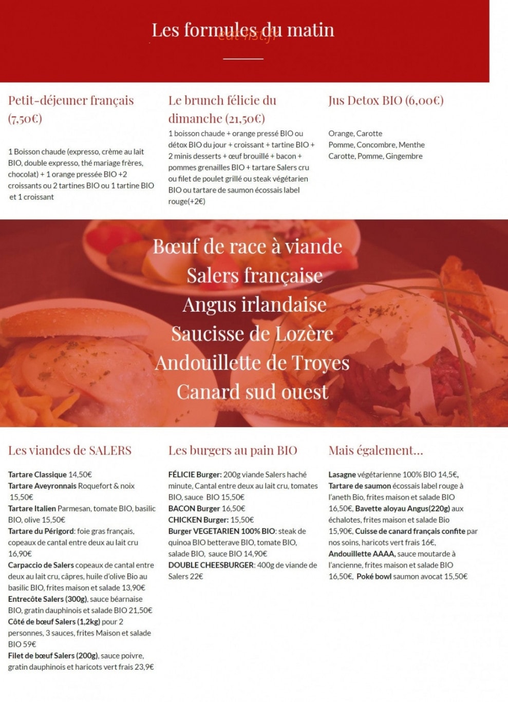 Félicie — carte page 1