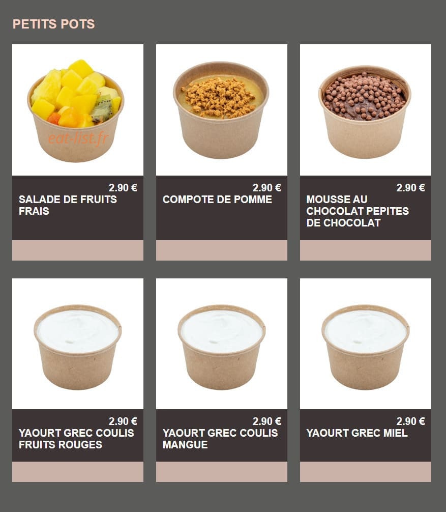 Fourno’s — carte page 8