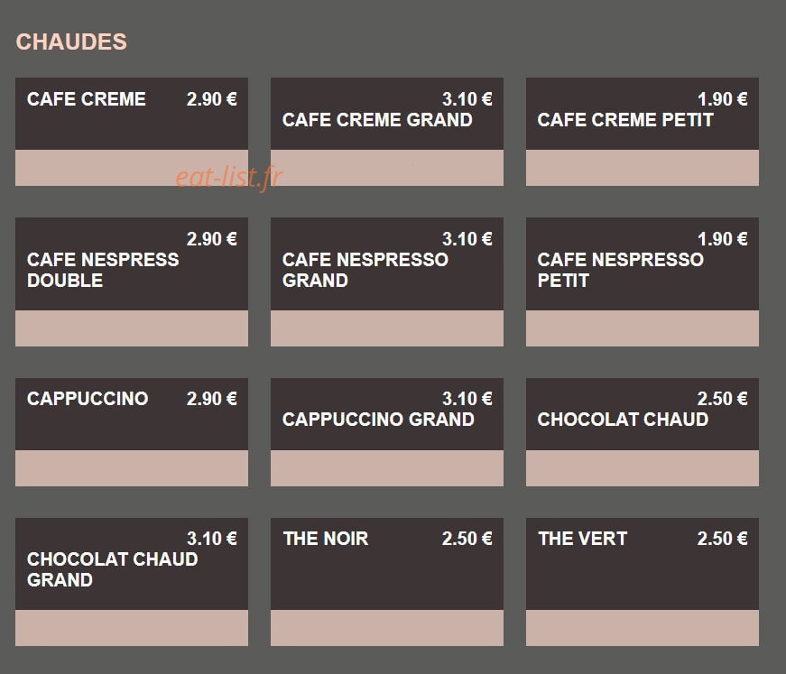 Fourno’s — carte page 11
