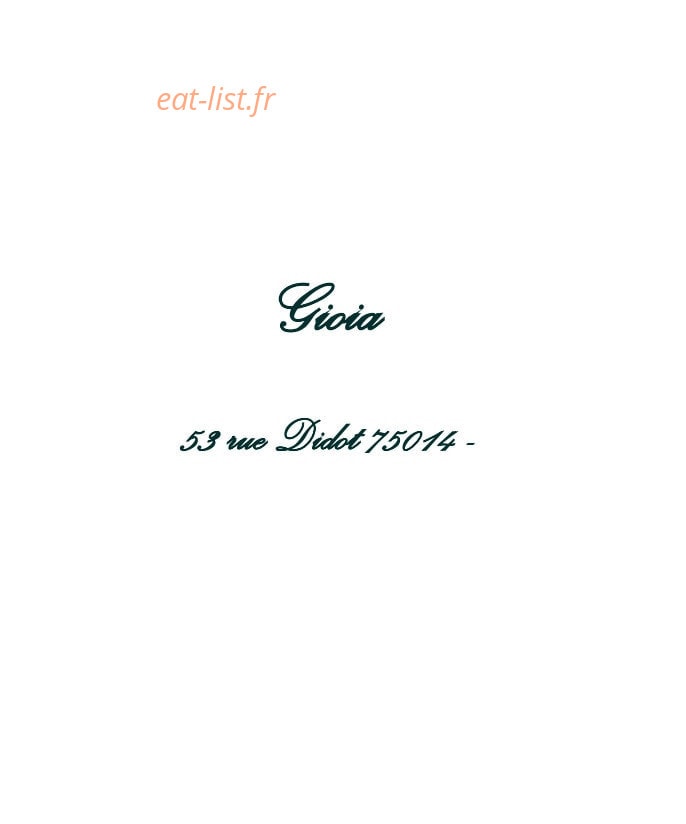 Gioia — carte page 1