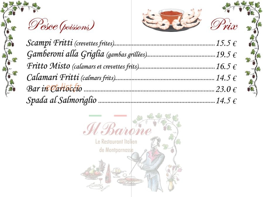 Il Barone — carte page 4