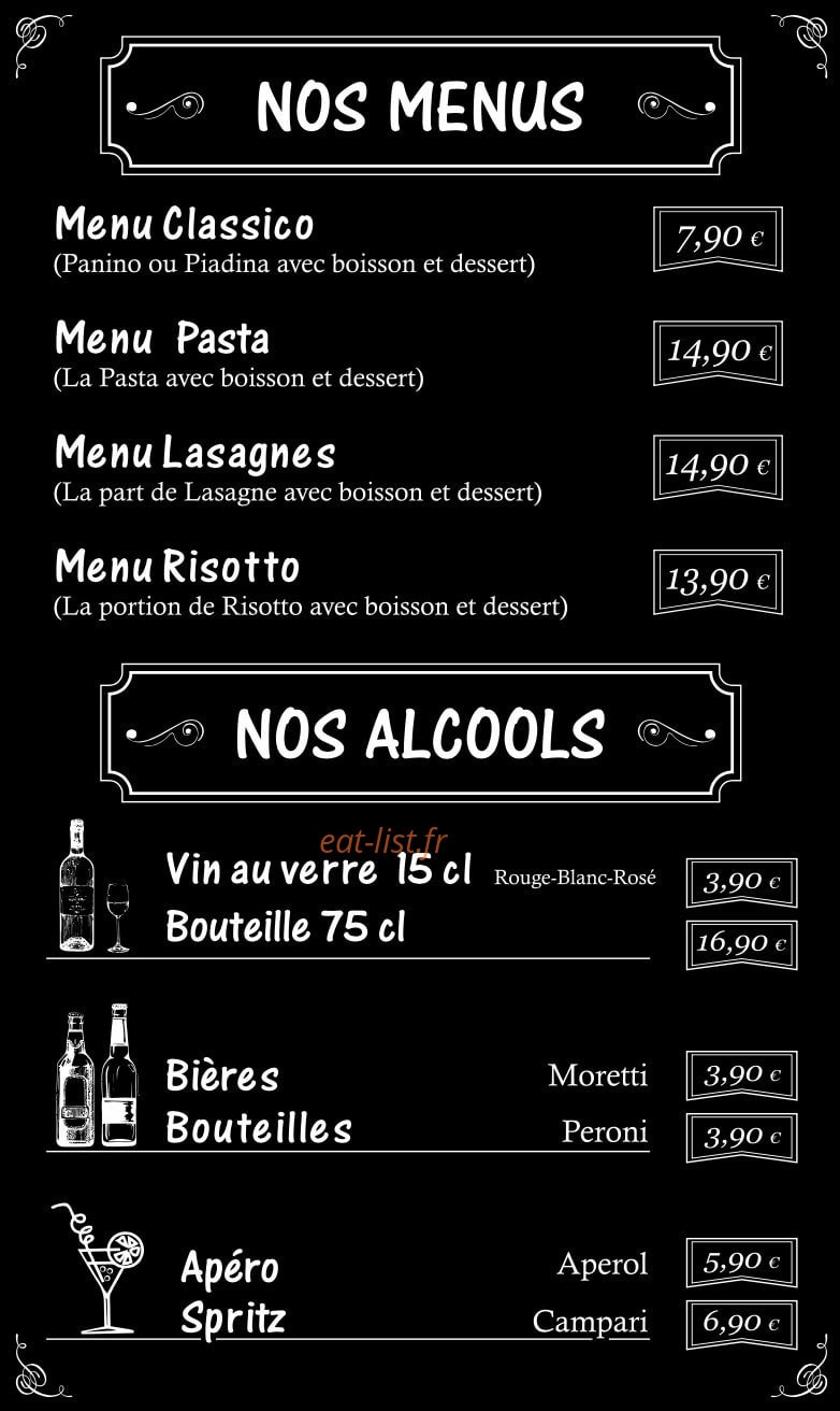 Il Macchiato — carte page 1