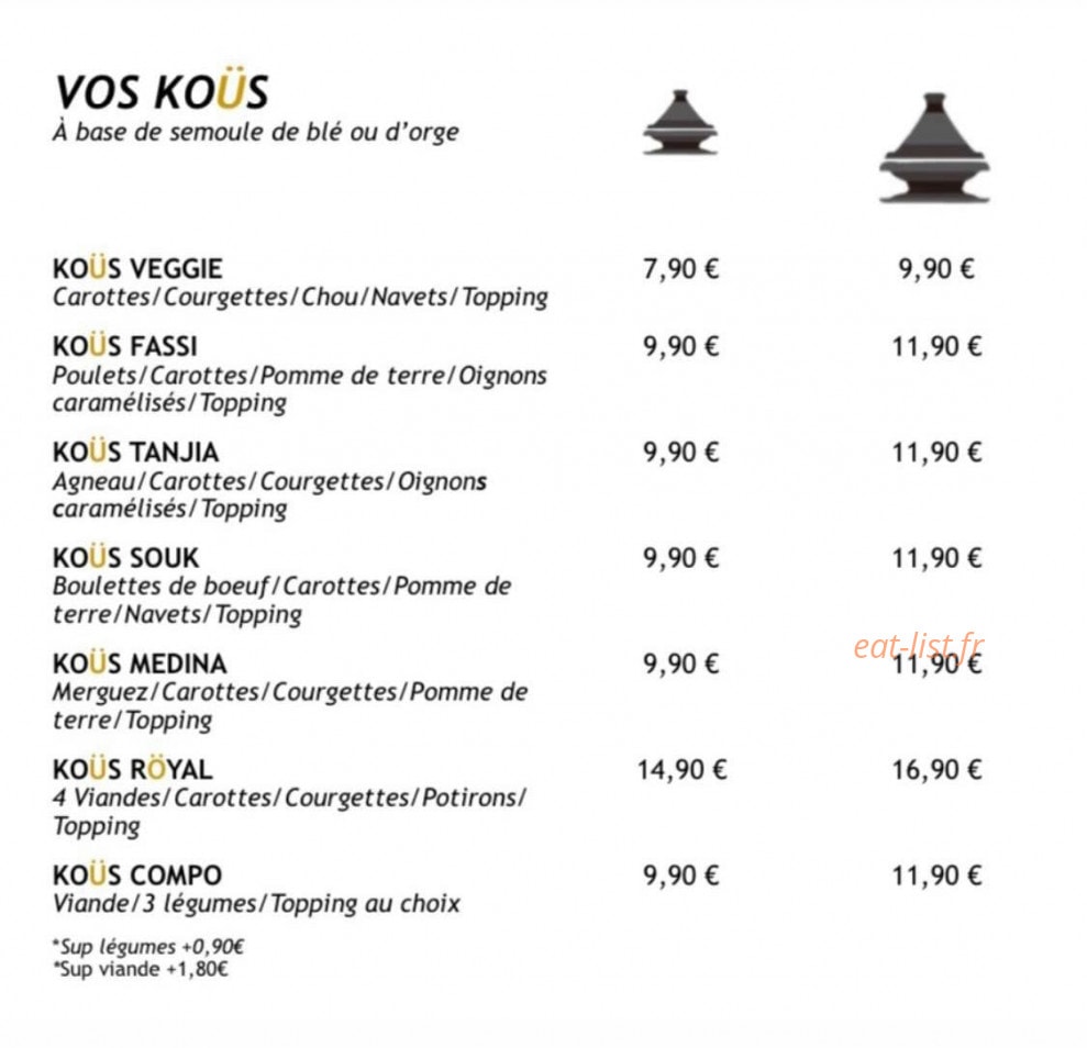 Kous — carte page 2