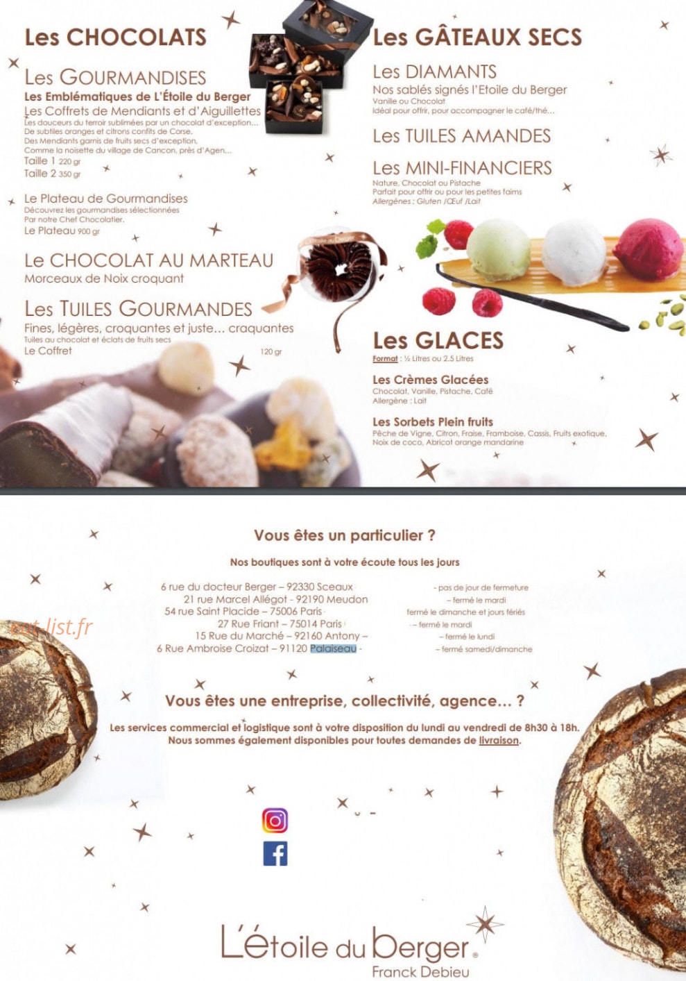 L' Etoile du berger — carte page 6
