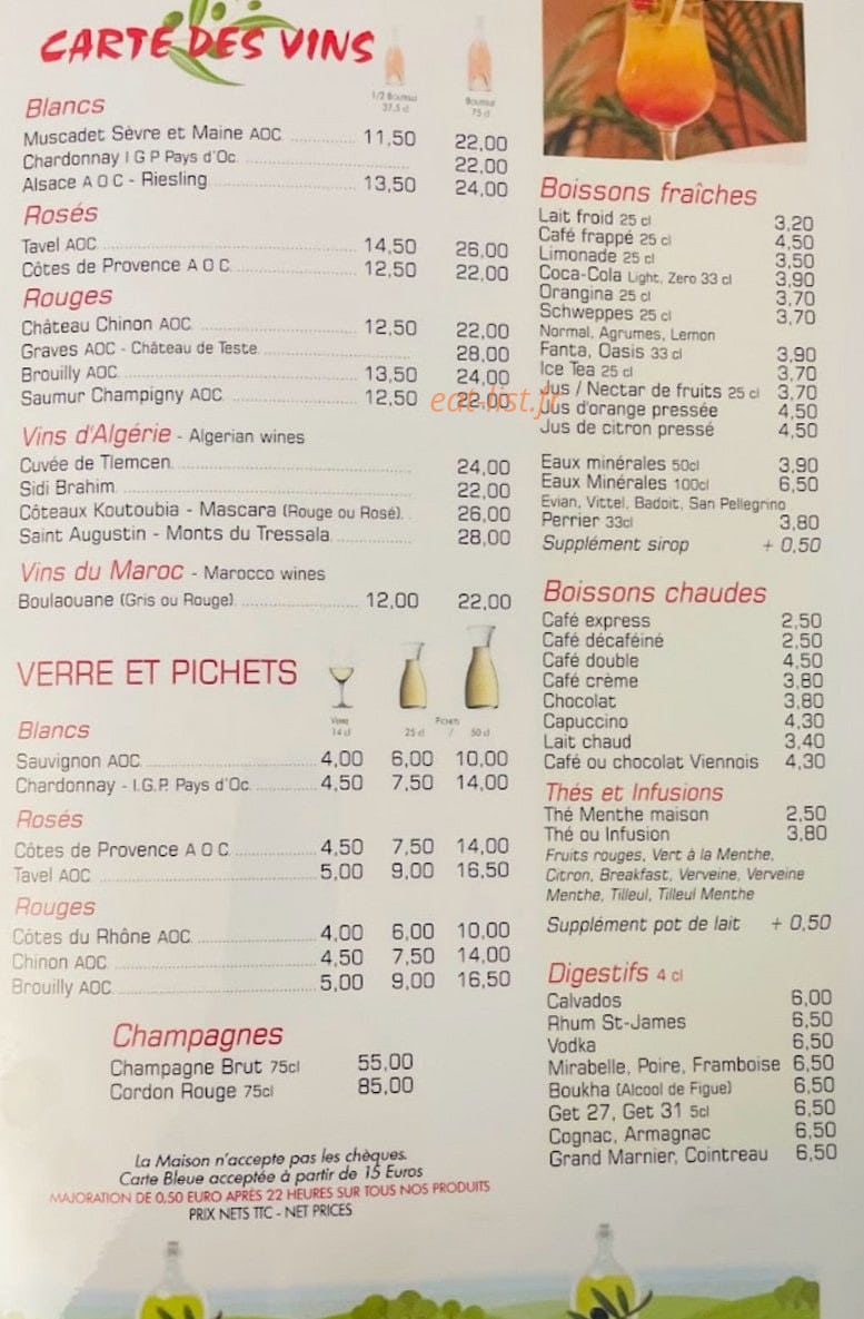 L'Olivier — carte page 5