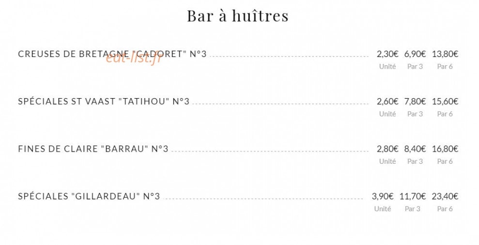 La Coupole — carte page 2