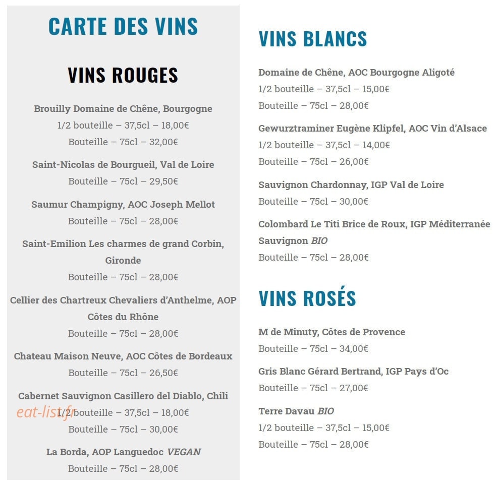 La Créole — carte page 7