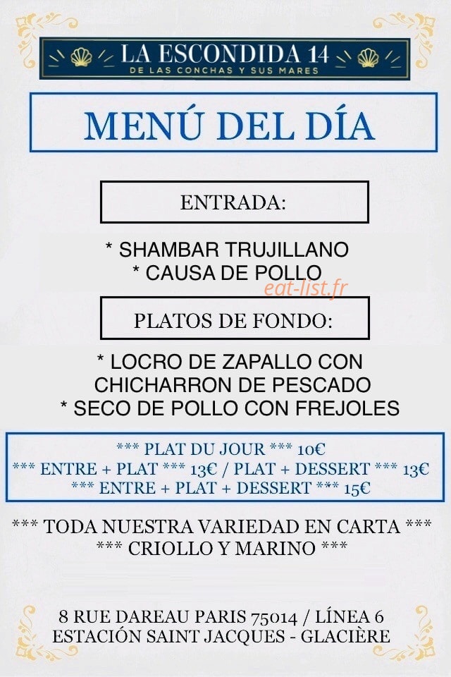 La Escondida 14 — carte page 5