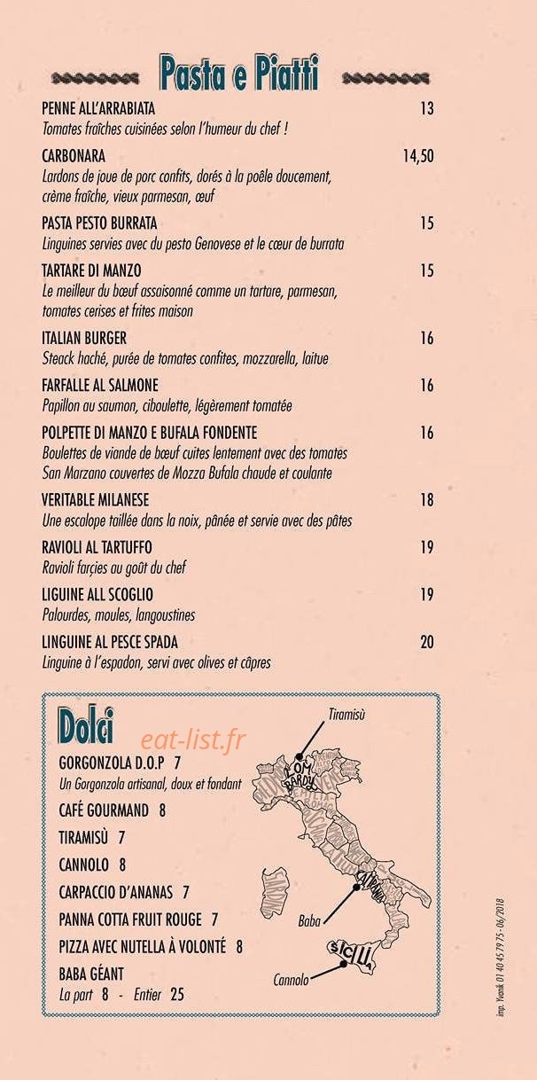 La Fabrica — carte page 3