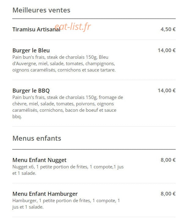 La Fabrique — carte page 1