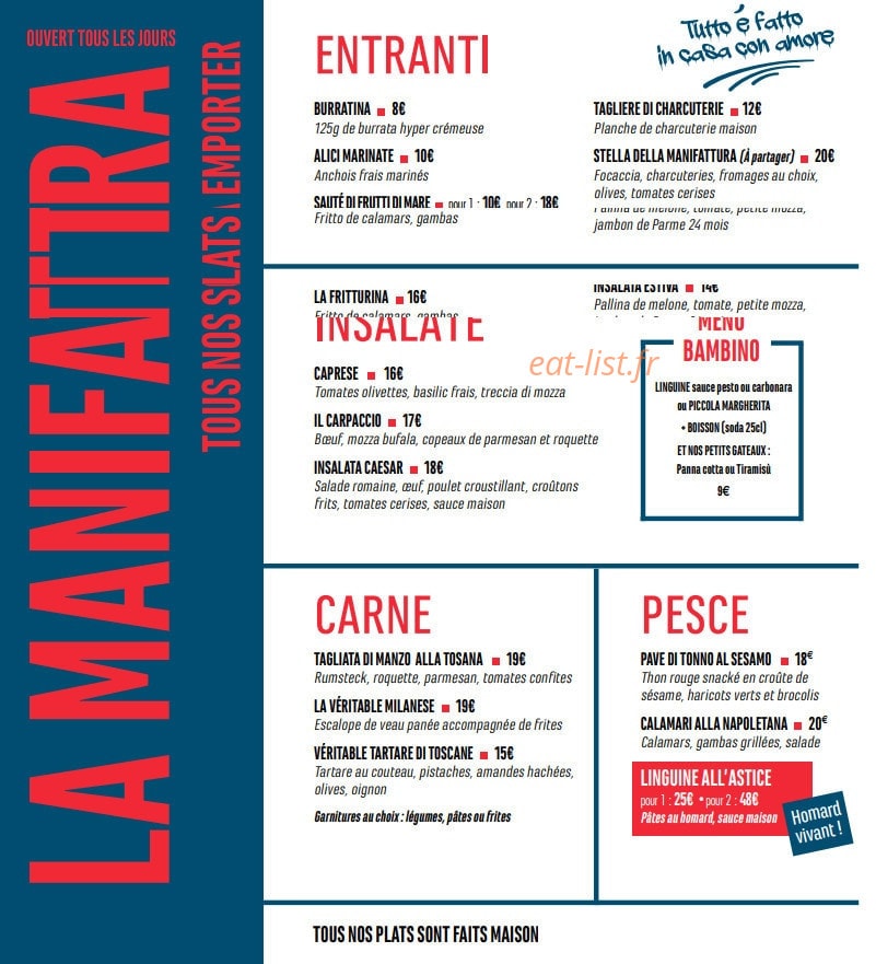 La Manifattura — carte page 2