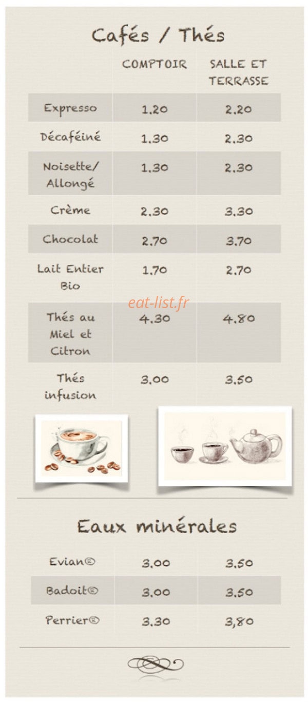 La Table de Bezout — carte page 1