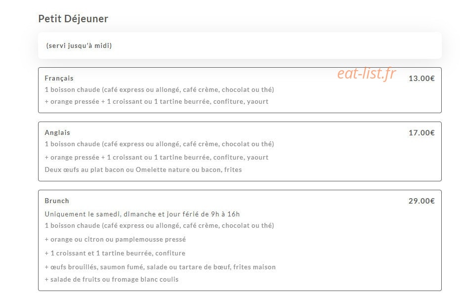 Le Bullier — carte page 1