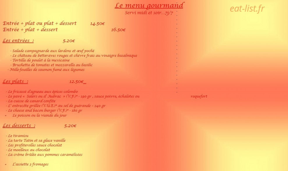 Le café de l' Osmoz — carte page 2