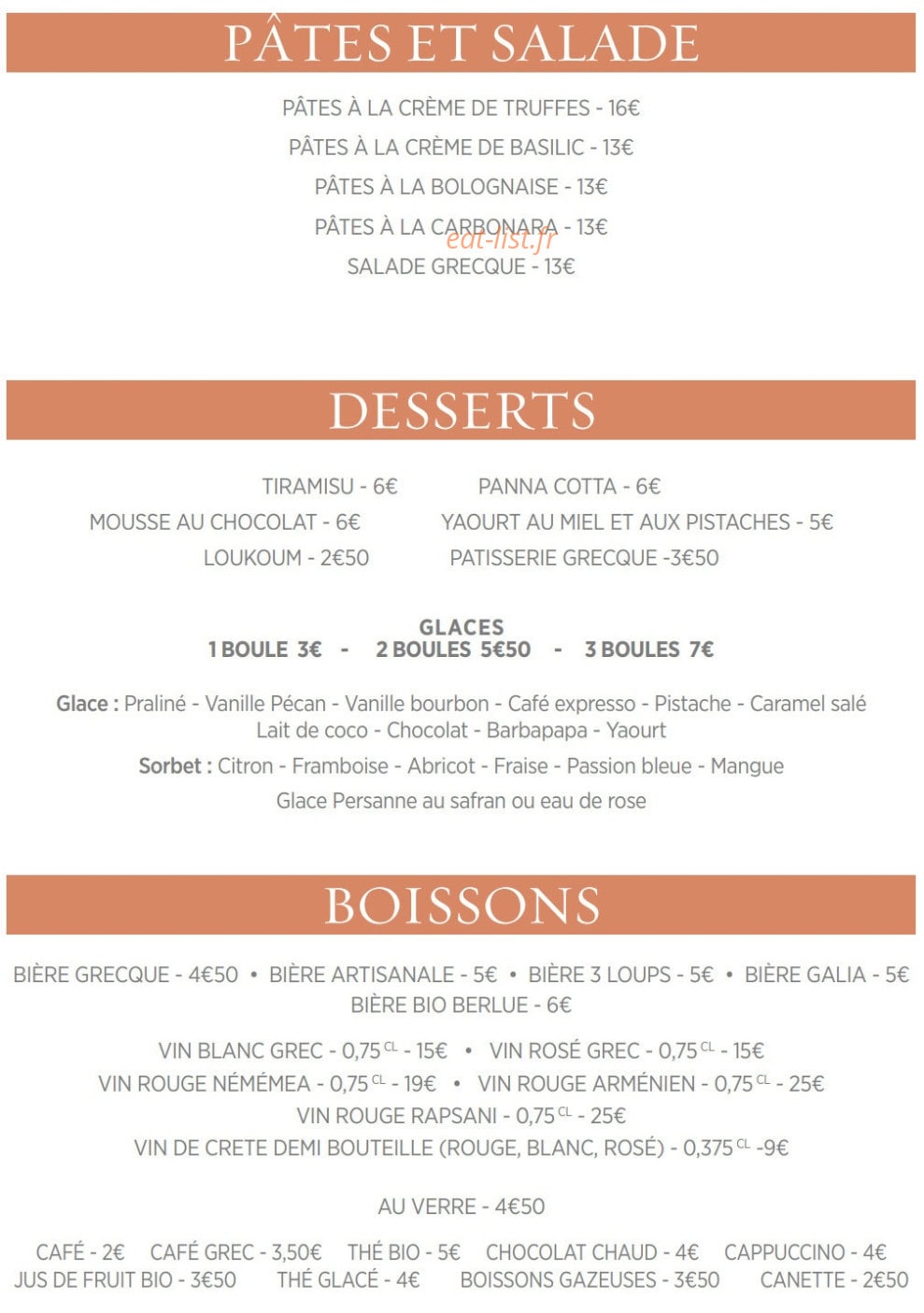 Le comptoir de papa — carte page 4