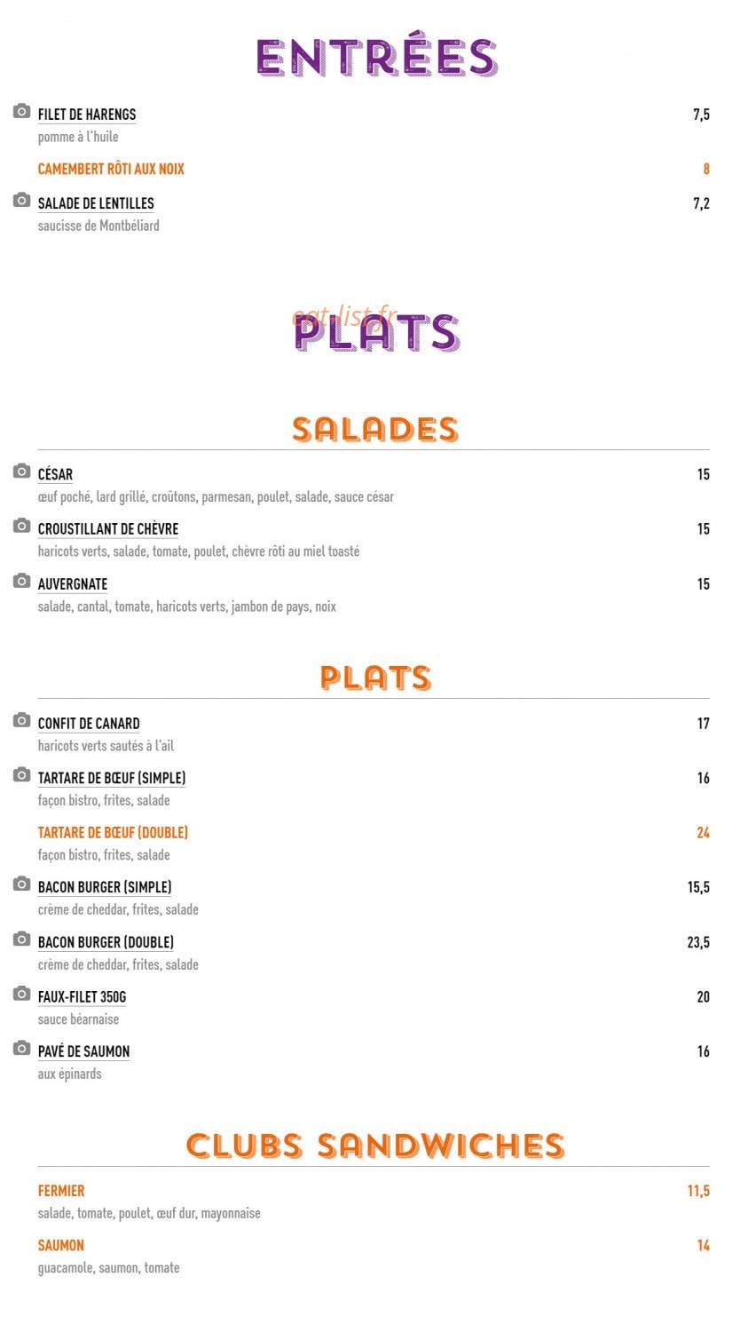 Le Lakanal — carte page 2