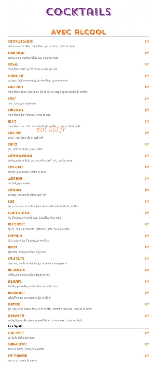 Le Lakanal — carte page 5