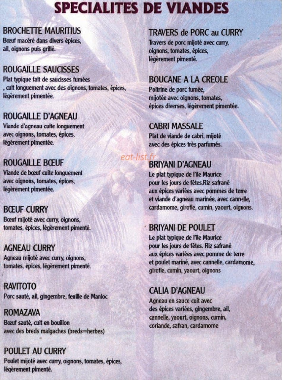Le Mauritius — carte page 5