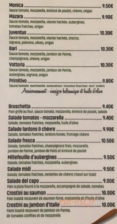 Le Monza — carte page 2