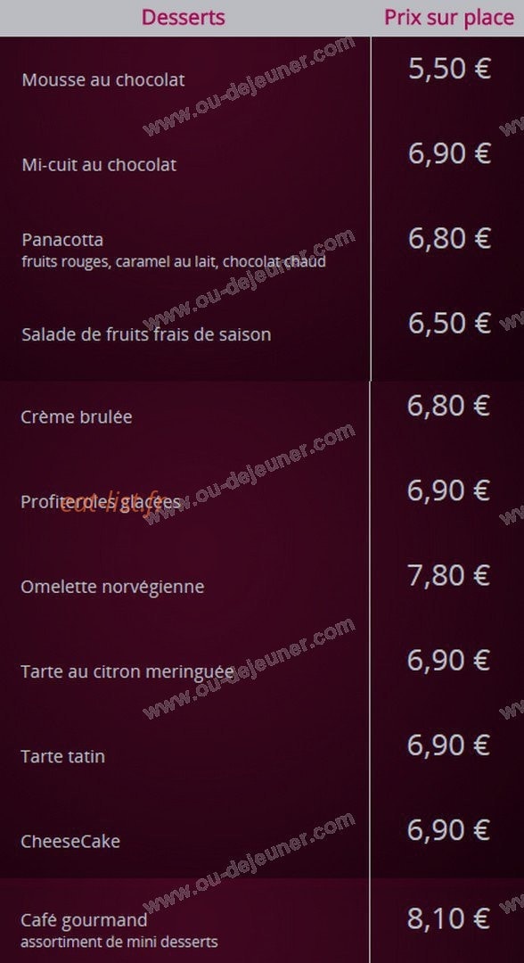 Le Paradis du Fruit - Montparnasse — carte page 7