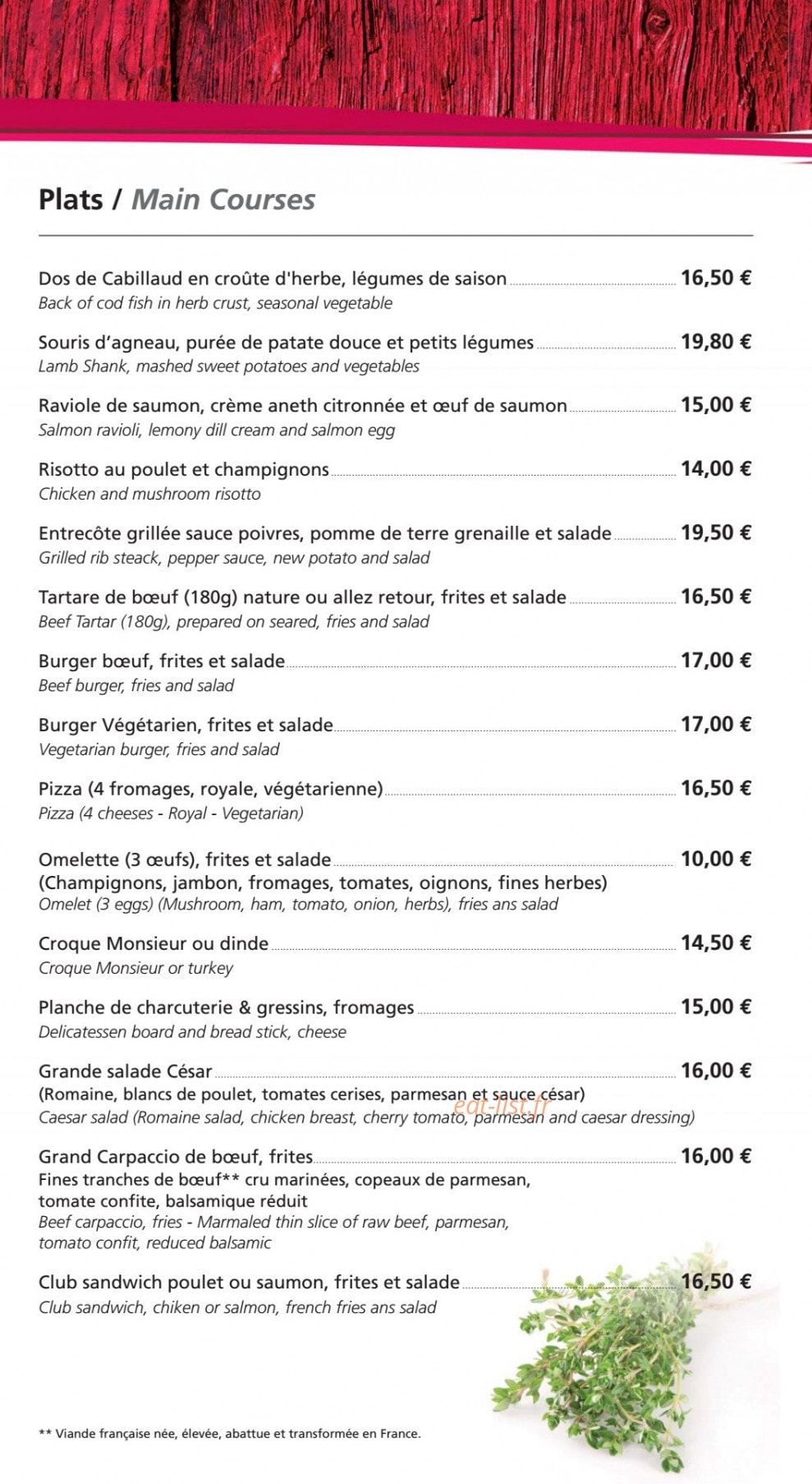 Le patiô'40 — carte page 3