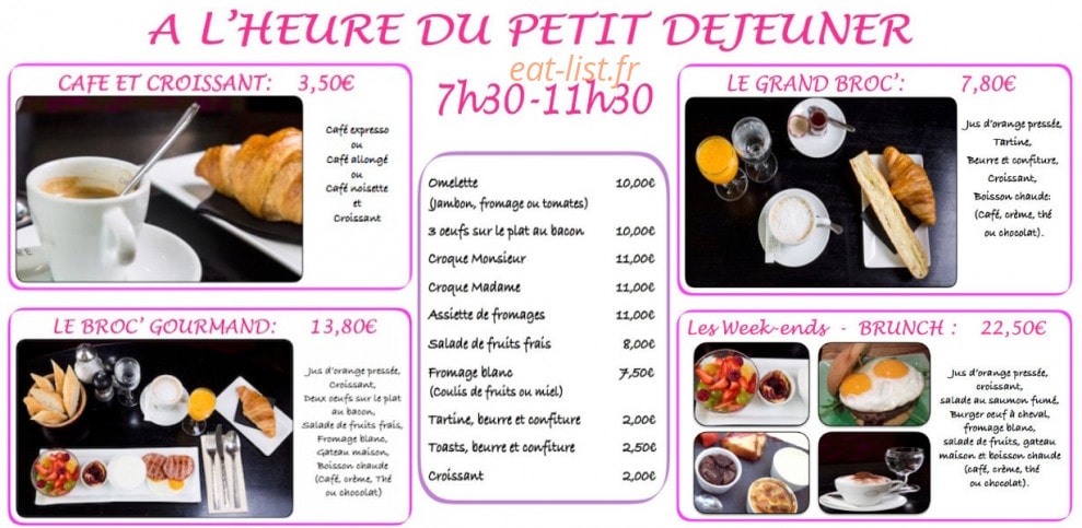 Le Petit Broc — carte page 2
