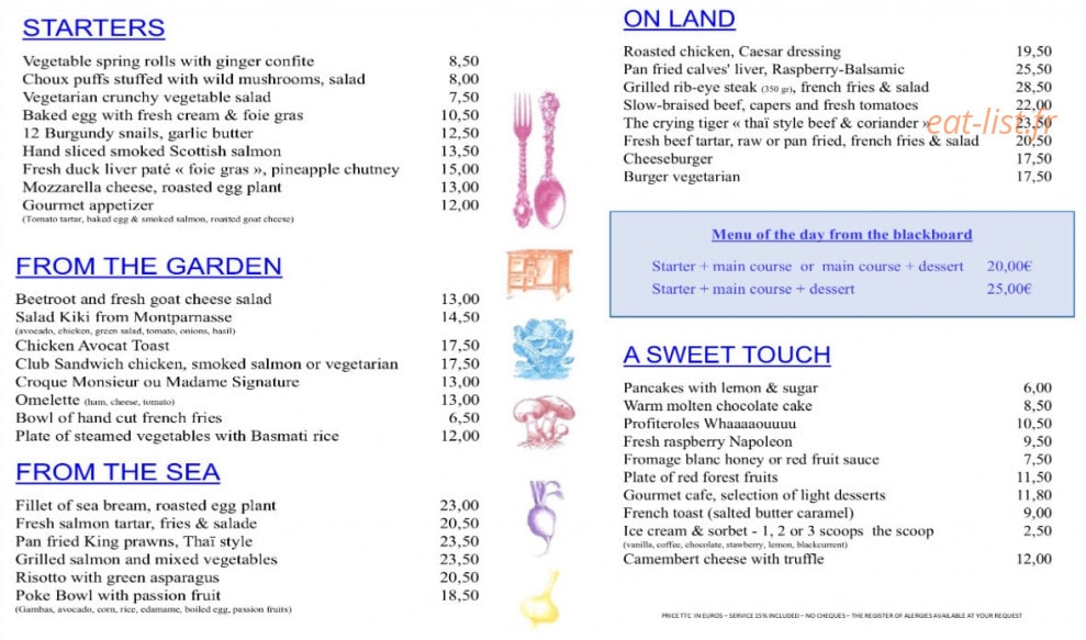 Le Petit Broc — carte page 4
