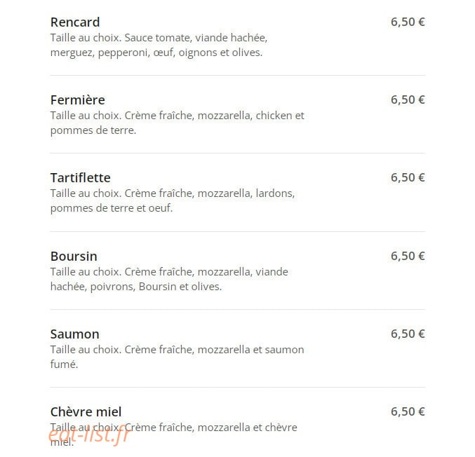 Le Rencard — carte page 4