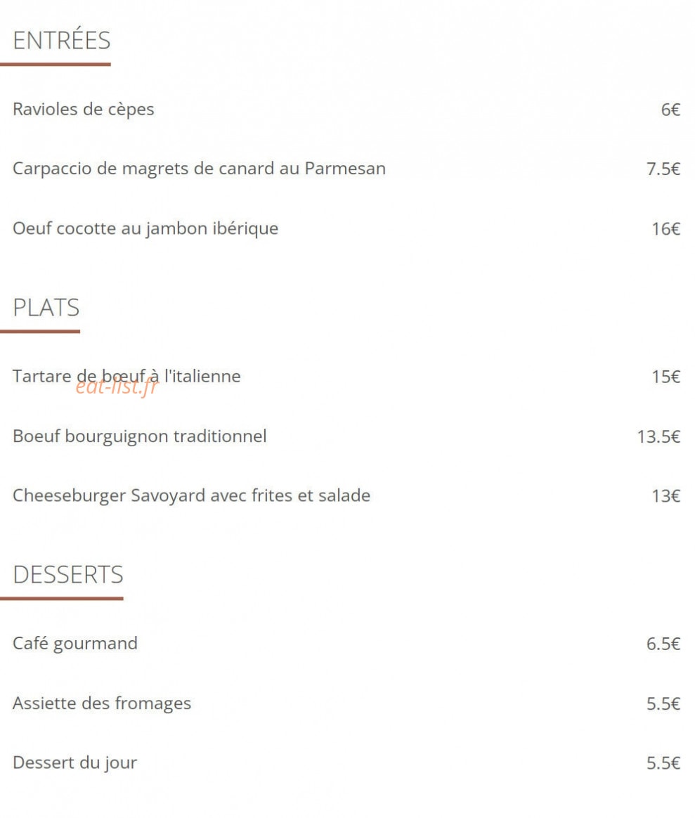 Le Saint-Joseph — carte page 1