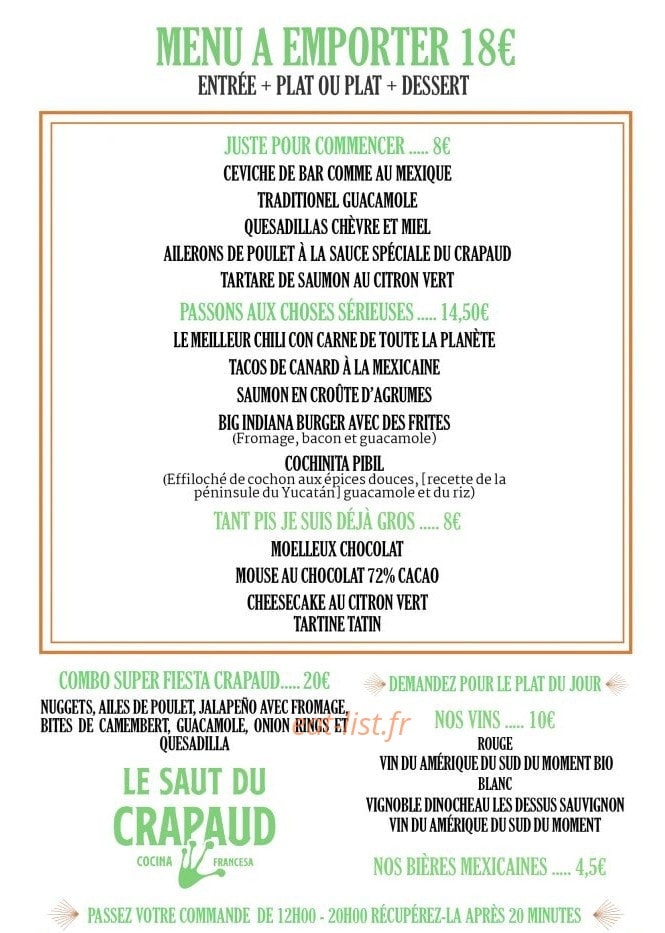 Le Saut du Crapaud — carte page 1
