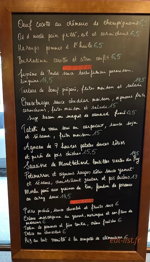 Le Smoke — carte page 1