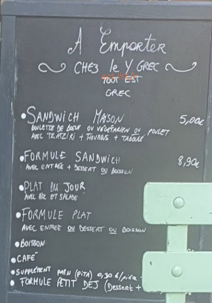 Le Y grec — carte page 1
