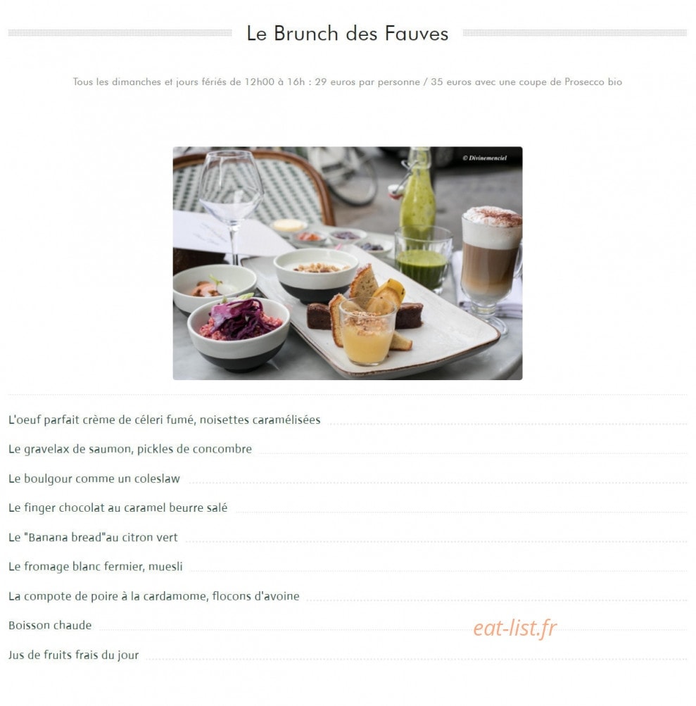 Les Fauves — carte page 4