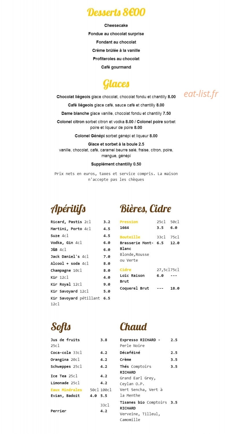 Les fondus de la raclette — carte page 3