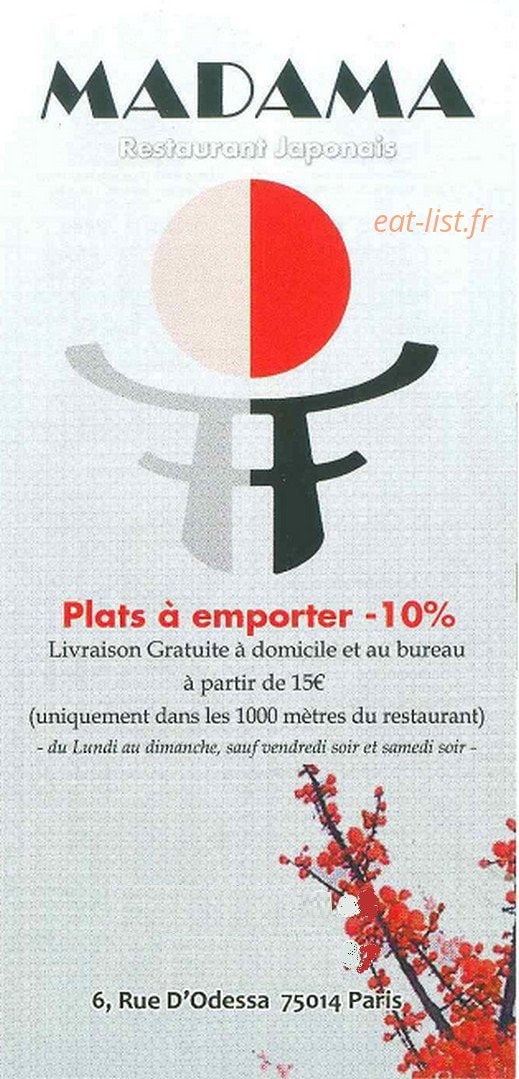 Madama — carte page 1