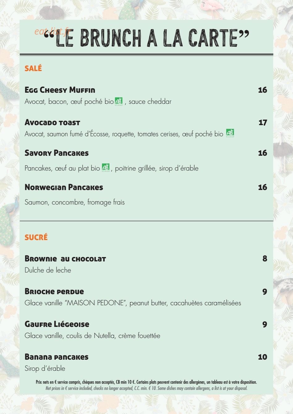 Madame Pampa — carte page 14