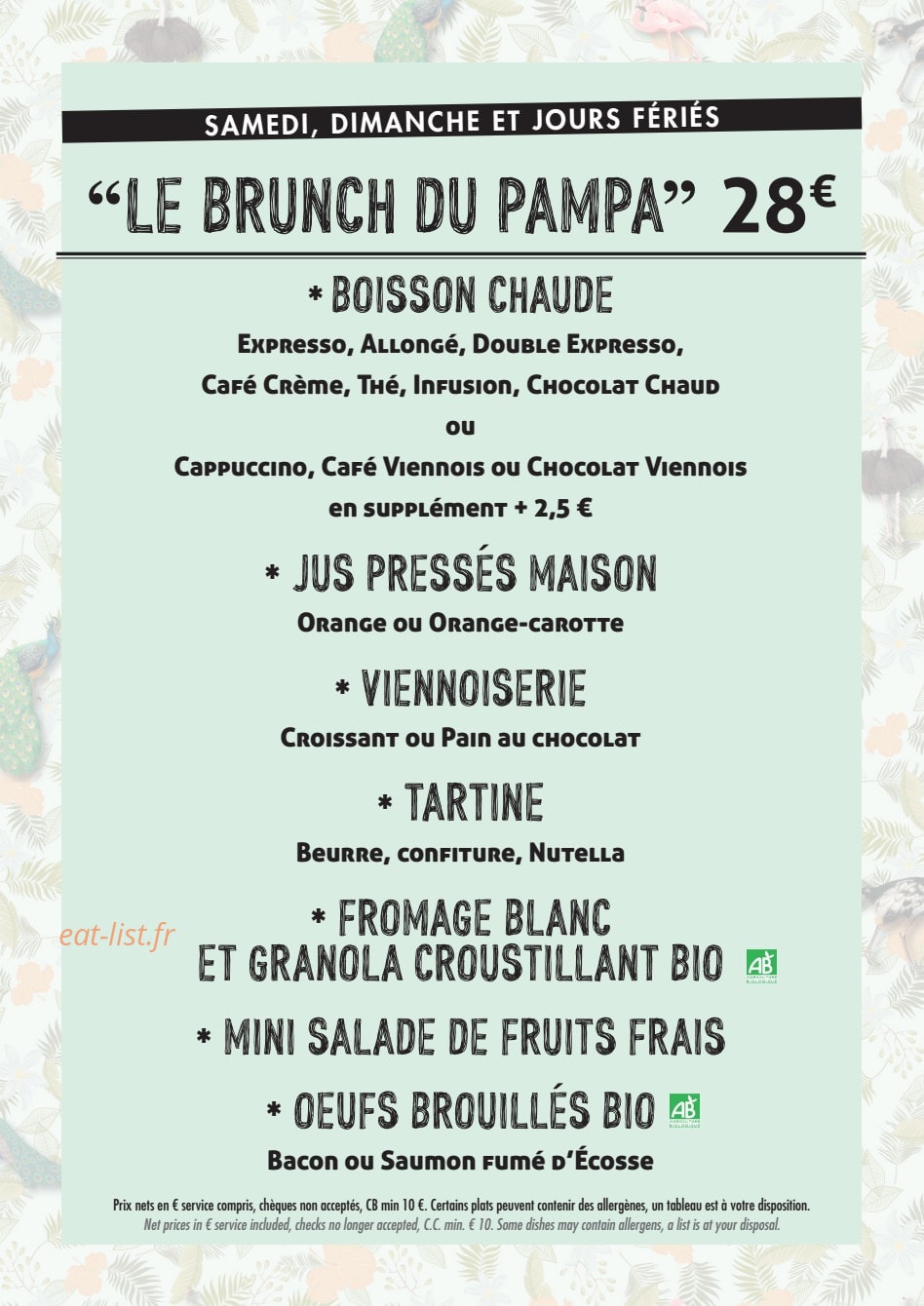 Madame Pampa — carte page 12