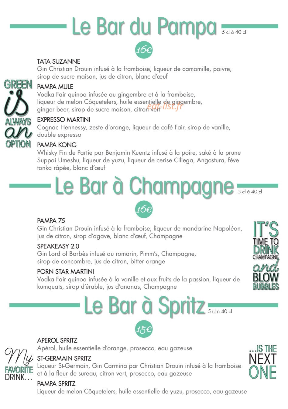 Madame Pampa — carte page 5