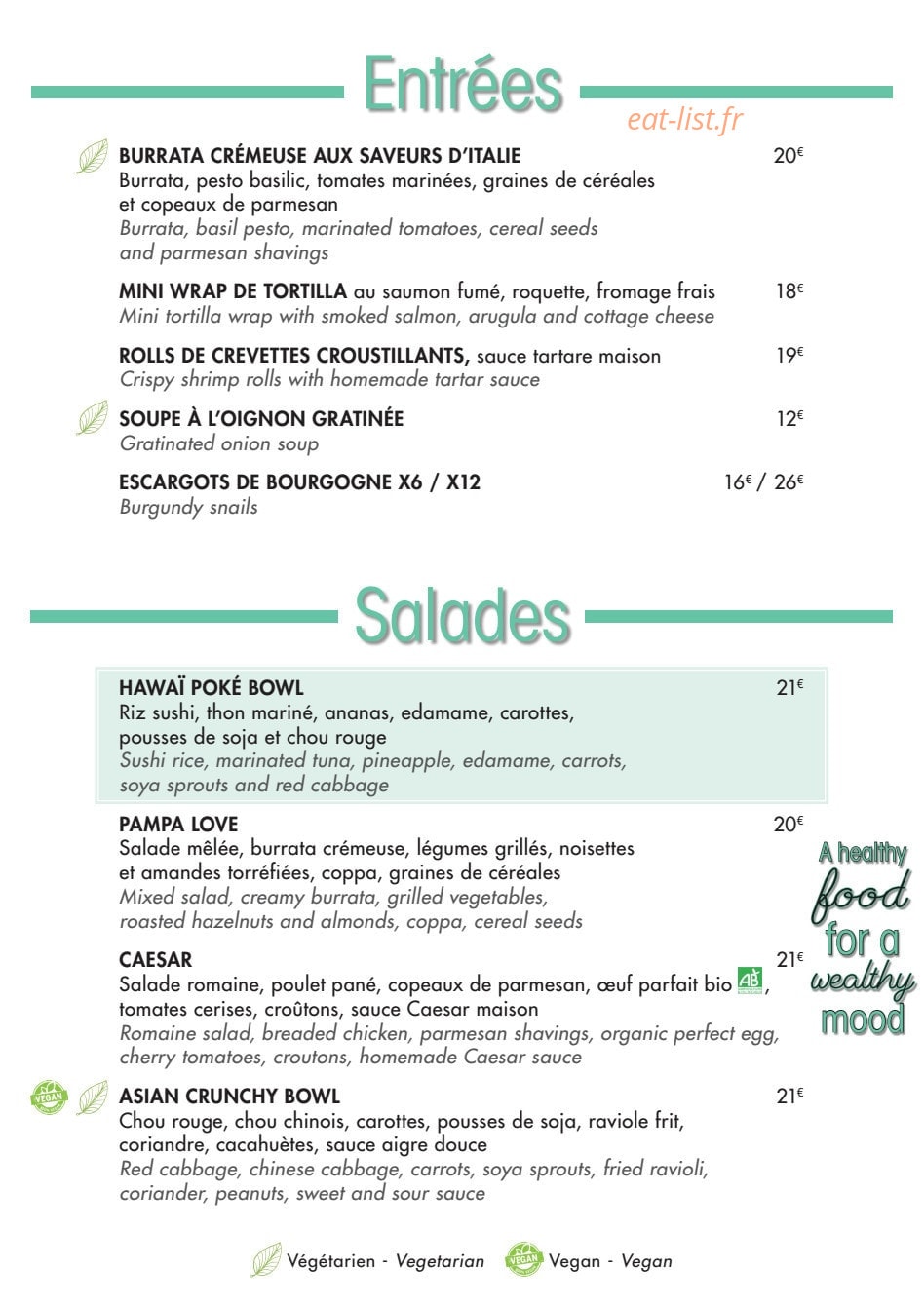 Madame Pampa — carte page 1