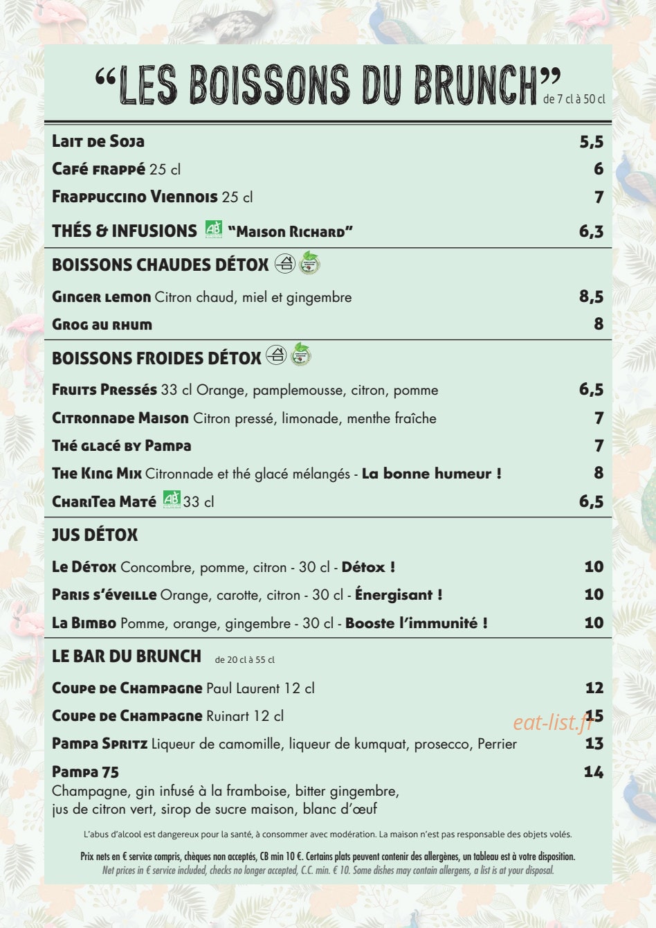 Madame Pampa — carte page 13