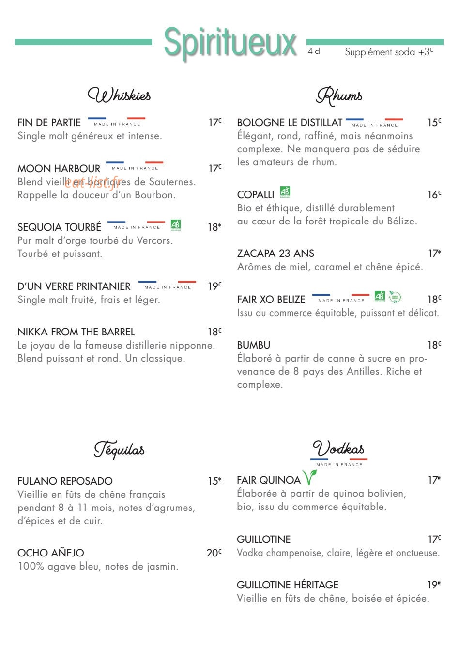 Madame Pampa — carte page 10