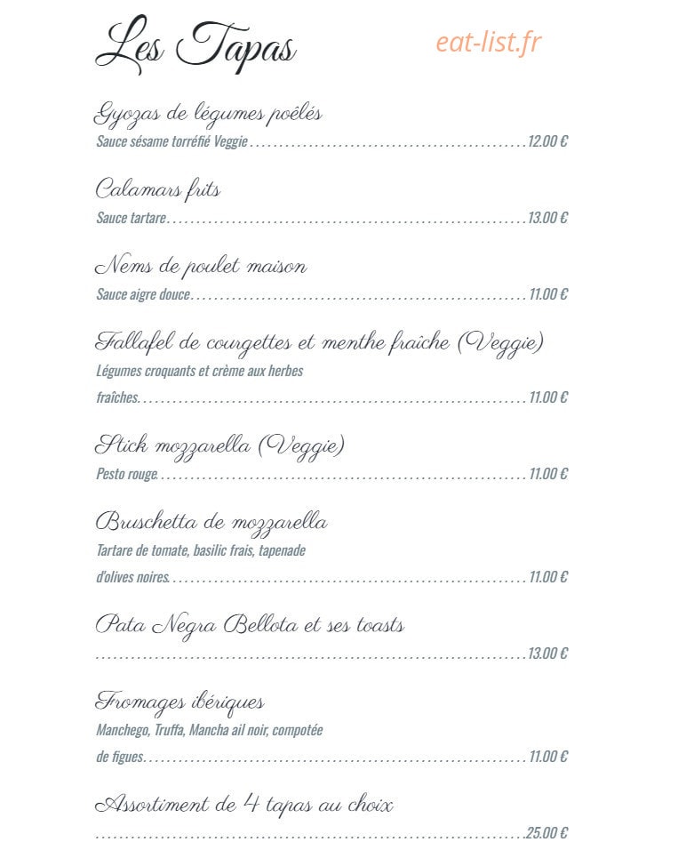 Maison Edgar — carte page 3