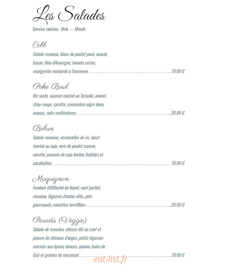 Maison Edgar — carte page 5