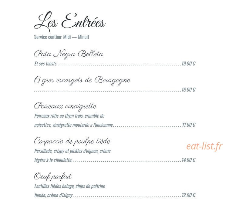 Maison Edgar — carte page 1