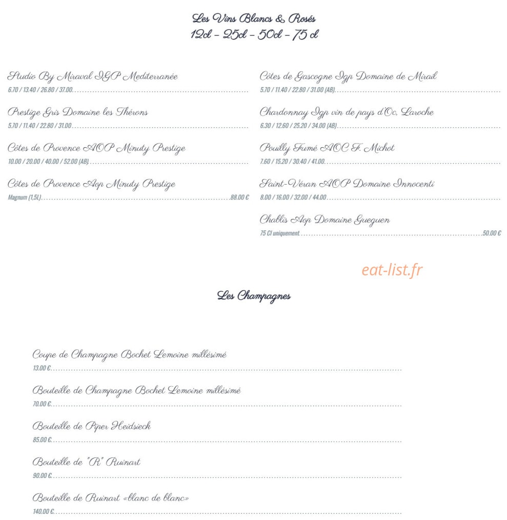 Maison Edgar — carte page 8