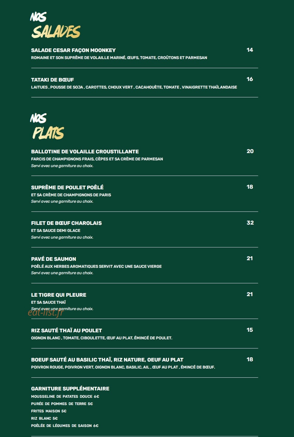 Moonkey — carte page 2