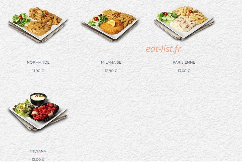 Mr Beef — carte page 4