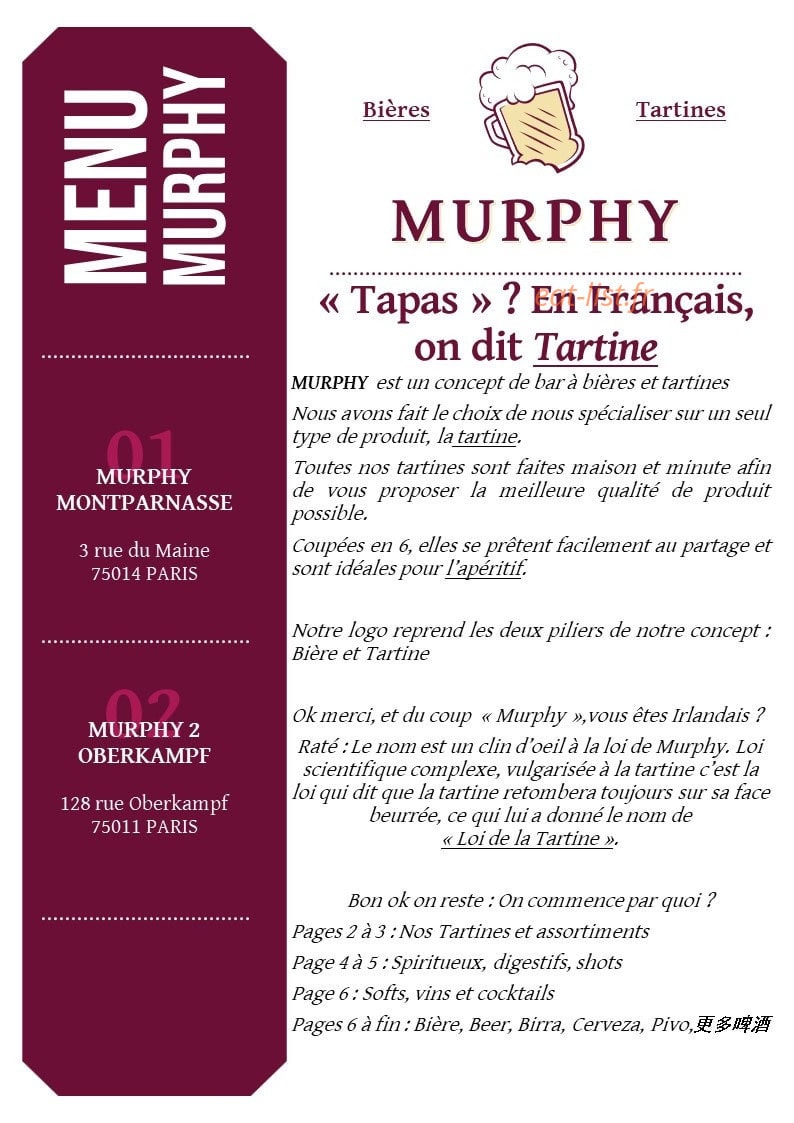 Murphy — carte page 2